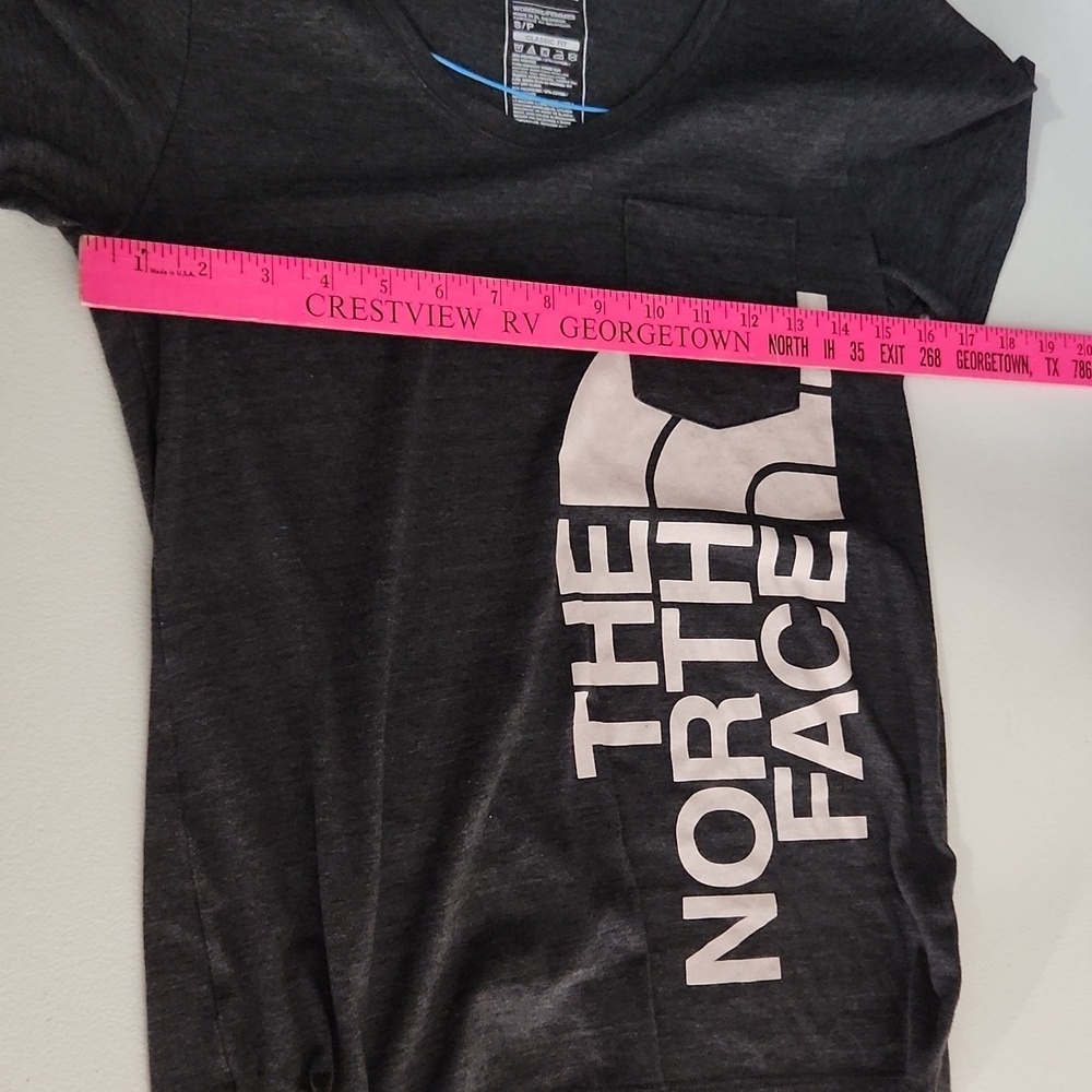 The North Face Womens Shirt Size S Heather Dark Gray - Picture 7 of 8